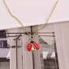 Wholesale Jewelry Animal Zodiac Copper Zircon Dripping Oil Pattern 18K Gold Plated Water Wave Chain Necklace