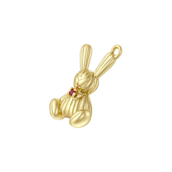 Wholesale Jewelry Animal Zodiac Copper Zirconia Rabbit Pin Croissant Starfish Seahorse Dolphin Pendant