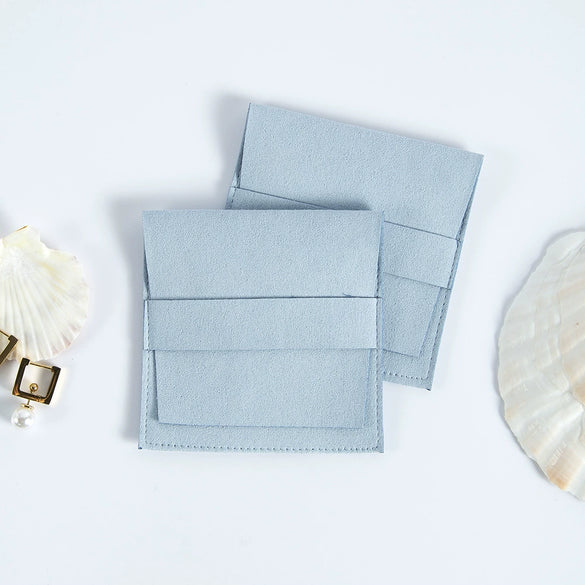 Wholesale Jewelry Bag Cloth Suede Microfiber Flannel Flip Strip