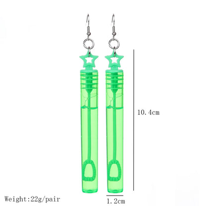 Wholesale Jewelry Basic Geometric Plastic Drop Earrings