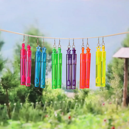 Wholesale Jewelry Basic Geometric Plastic Drop Earrings