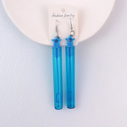 Wholesale Jewelry Basic Geometric Plastic Drop Earrings