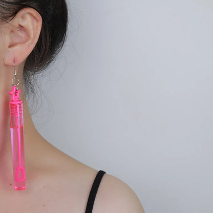 Wholesale Jewelry Basic Geometric Plastic Drop Earrings