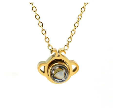 Wholesale Jewelry Basic Modern Style Classic Style Animal 304 Stainless Steel 18K Gold Plated Plating Pendant Necklace