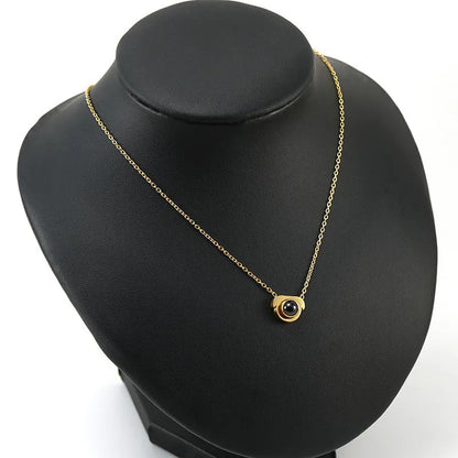 Wholesale Jewelry Basic Modern Style Classic Style Animal 304 Stainless Steel 18K Gold Plated Plating Pendant Necklace