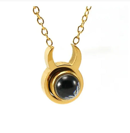 Wholesale Jewelry Basic Modern Style Classic Style Animal 304 Stainless Steel 18K Gold Plated Plating Pendant Necklace