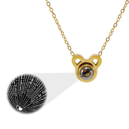 Wholesale Jewelry Basic Modern Style Classic Style Animal 304 Stainless Steel 18K Gold Plated Plating Pendant Necklace