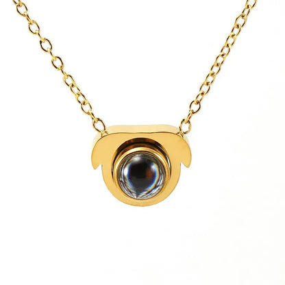 Wholesale Jewelry Basic Modern Style Classic Style Animal 304 Stainless Steel 18K Gold Plated Plating Pendant Necklace