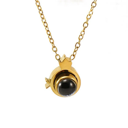 Wholesale Jewelry Basic Modern Style Classic Style Animal 304 Stainless Steel 18K Gold Plated Plating Pendant Necklace