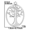 Wholesale Jewelry Basic Modern Style Classic Style Life Tree 304 Stainless Steel 18K Gold Plated Plating Pendant Necklace