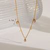 Wholesale Jewelry Basic Simple Style Commute Geometric Star Flower 304 Stainless Steel 18K Gold Plated Bracelets Necklace