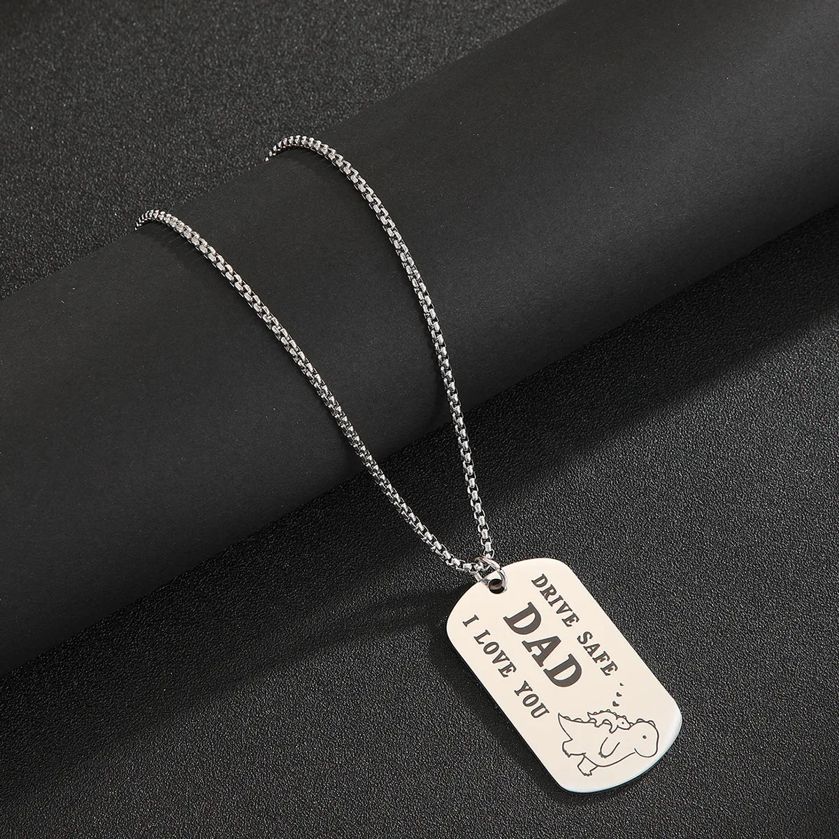 Wholesale Jewelry Basic Streetwear Letter 304 Stainless Steel Pendant Necklace