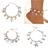 Wholesale Jewelry Beach Simple Style Shell Alloy Anklet