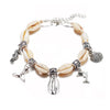 Wholesale Jewelry Beach Simple Style Shell Alloy Anklet