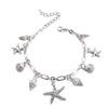 Wholesale Jewelry Beach Simple Style Shell Alloy Anklet