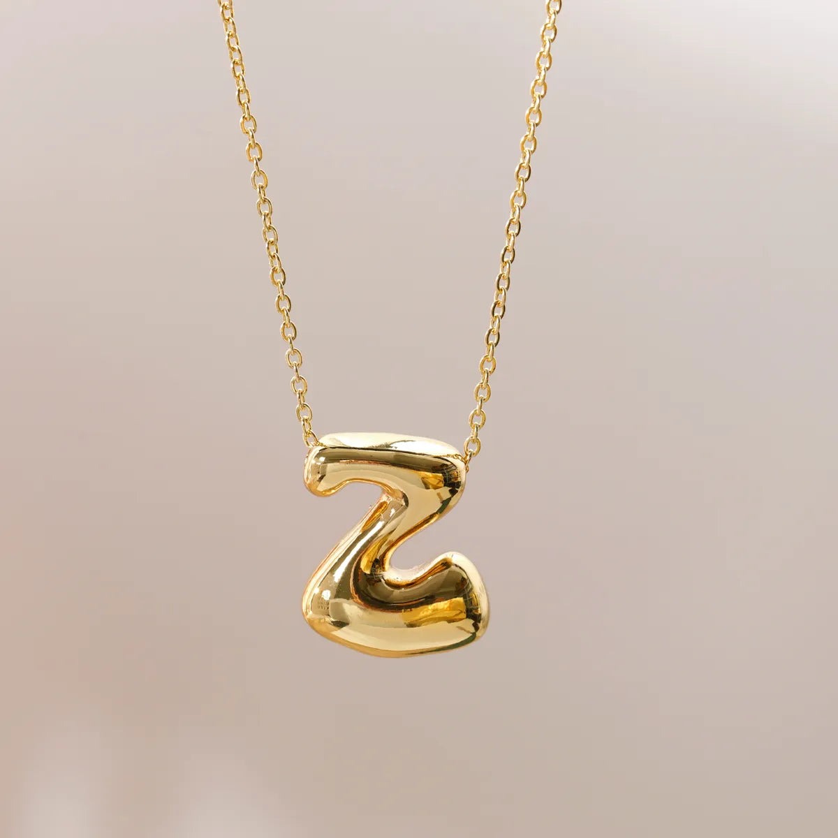 Wholesale Jewelry Beach Sweet Commute Letter 304 Stainless Steel 18K Gold Plated Chain Pendant Necklace