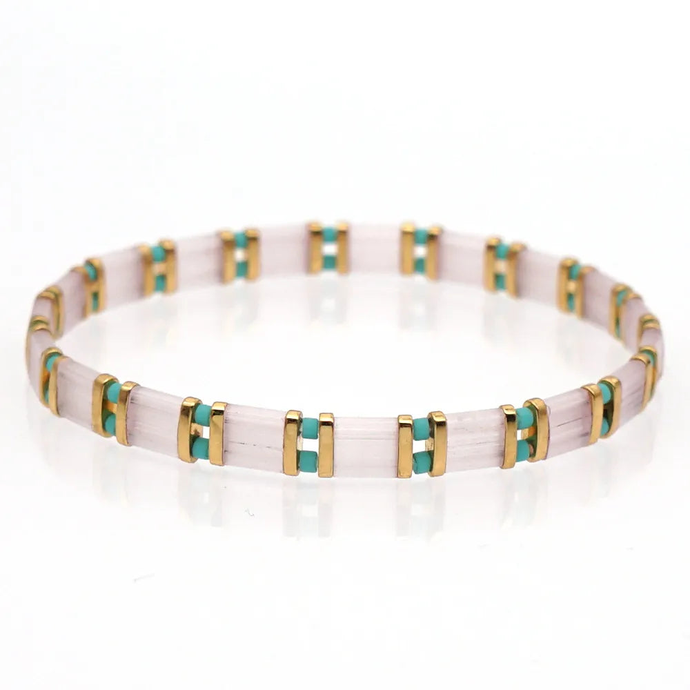 Wholesale Jewelry Bohemian Style Antique Finish Beads Woven Bracelet Nihaojewelry