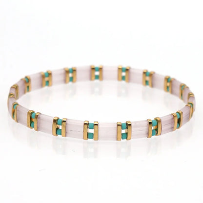 Wholesale Jewelry Bohemian Style Antique Finish Beads Woven Bracelet Nihaojewelry