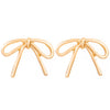 Wholesale Jewelry Bow Stainless Steel Imitation Pearls Electroplated Snake Bone Chain Earrings Bracelet Necklace Choker For Female