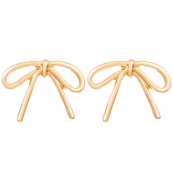 Wholesale Jewelry Bow Stainless Steel Imitation Pearls Electroplated Snake Bone Chain Earrings Bracelet Necklace Choker For Female
