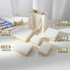 Wholesale Jewelry Box For Unisex White Pink Heaven And Earth Cover Blank Version Made Of Paper And Cardboard Lined With Sponge