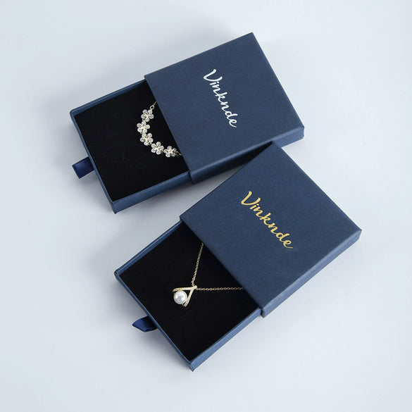 Wholesale Jewelry Box Made Of Paper And Cardboard For Ring Earrings Necklace Bracelet With Drawer Packaging