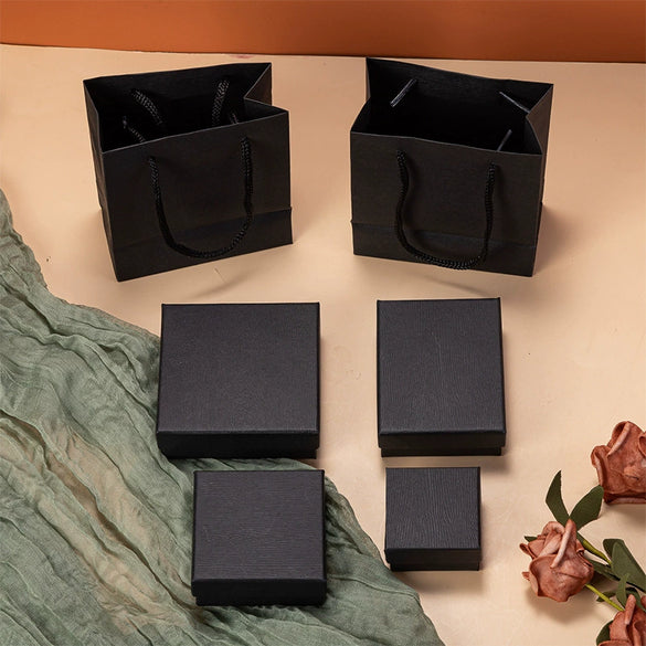 Wholesale Jewelry Box Wooden Pattern Paper Cardboard