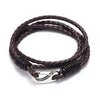 Wholesale Jewelry Bracelet Stainless Steel Snake Leather With Letters Numbers Text Electroplating For Men And Unisex
