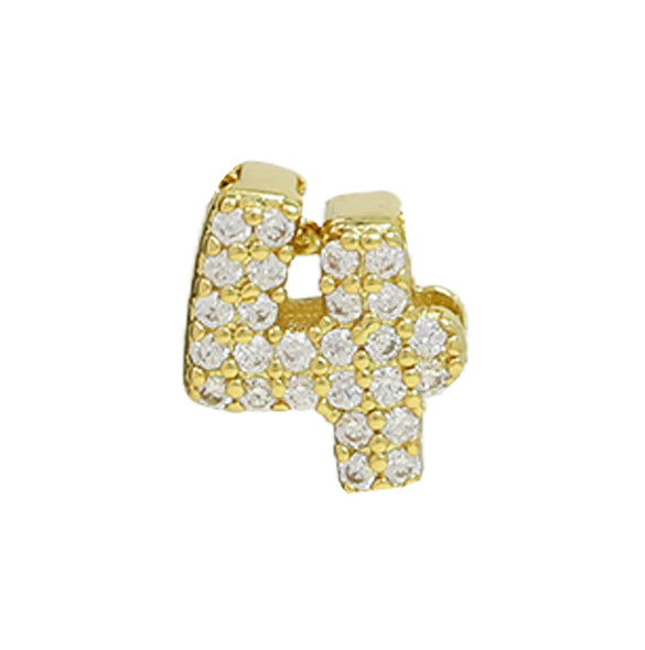 Wholesale Jewelry Brass Electroplated Letter Number Text Pendant Necklace