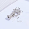 Wholesale Jewelry Buckle Sterling Silver 925 Zirconia Round Necklace