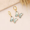 Wholesale Jewelry Butterfly Copper Electroplated Women's Earrings