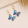 Wholesale Jewelry Butterfly Copper Electroplated Women's Earrings