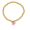 Wholesale Jewelry Butterfly Pendant Bracelet Copper Gold Plated With Colorful Zircon Animals Zodiac Style For Women