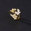 Wholesale Jewelry Butterfly Ring Copper Electroplated Animal Style For Women