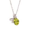 Wholesale Jewelry Butterfly Style S925 Sterling Silver 18K Gold Plated Natural Colored Gem Set Necklace Jewelry Set