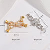 Wholesale Jewelry Butterfly Tie Pearl Universal Buckle Diy Bracelet Sweater Chain Four Leaf Clover With Receiving Tail Buckle S925 Sterling Silver Zirconia