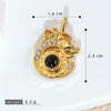 Wholesale Jewelry Cartoon Copper Heart Pendant Necklace With Flower Letter Number And Text Patterns Electroplated