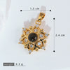 Wholesale Jewelry Cartoon Copper Heart Pendant Necklace With Flower Letter Number And Text Patterns Electroplated