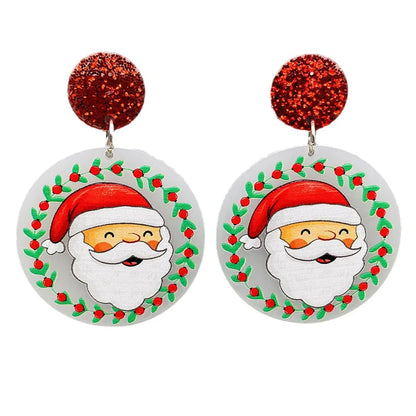 Wholesale Jewelry Cartoon Style Cartoon Character Arylic Drop Earrings