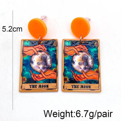 Wholesale Jewelry Cartoon Style Cartoon Character Arylic Drop Earrings