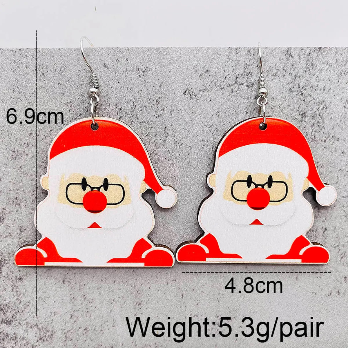 Wholesale Jewelry Cartoon Style Cartoon Character Wood Drop Earrings