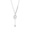 Wholesale Jewelry Casual Elegant Letter 201 Stainless Steel Asymmetrical Necklace