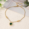 Wholesale Jewelry Casual Elegant Vacation Heart Shape 304 Stainless Steel 18K Gold Plated Plating Anklet