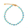 Wholesale Jewelry Casual Eye 304 Stainless Steel Resin Beaded Anklet