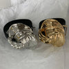 Wholesale Jewelry Casual Hip-Hop Retro Flower Pu Leather Alloy Gold Plated Silver Plated Patchwork Plating Metal Wristband