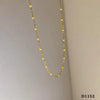 Wholesale Jewelry Casual Modern Style Color Block 304 Stainless Steel 16K Gold Plated White Gold Plated Gold Plated Enamel Plating Necklace
