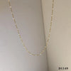 Wholesale Jewelry Casual Modern Style Color Block 304 Stainless Steel 16K Gold Plated White Gold Plated Gold Plated Enamel Plating Necklace