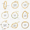 Wholesale Jewelry Casual Modern Style Geometric 304 Stainless Steel Zircon 16K Gold Plated White Gold Plated Gold Plated Plating Inlay Bracelets