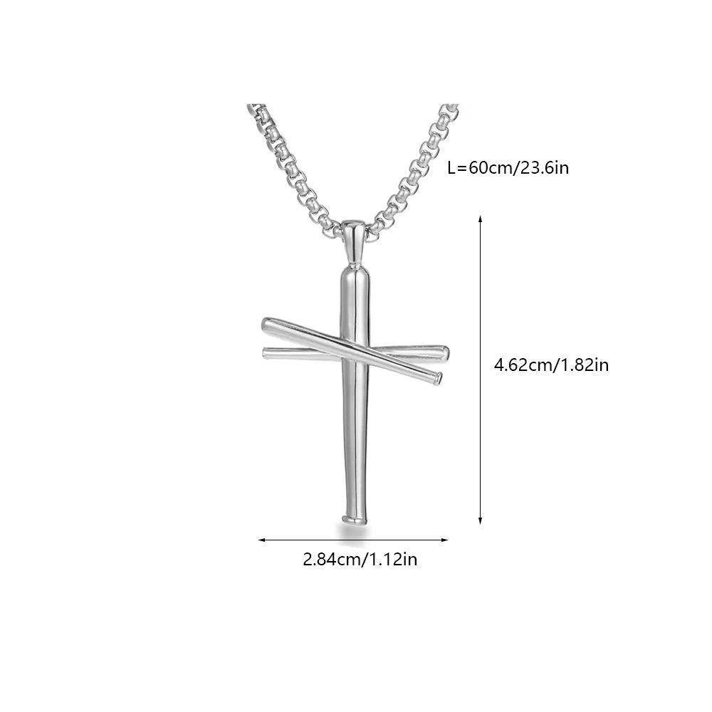 Wholesale Jewelry Casual Modern Style Simple Style Cross 304 Stainless Steel Zircon 18K Gold Plated Polishing Hollow Out Inlay Pendant Necklace