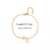 Wholesale Jewelry Casual Simple Style Classic Style Letter 201 Stainless Steel Anklet
